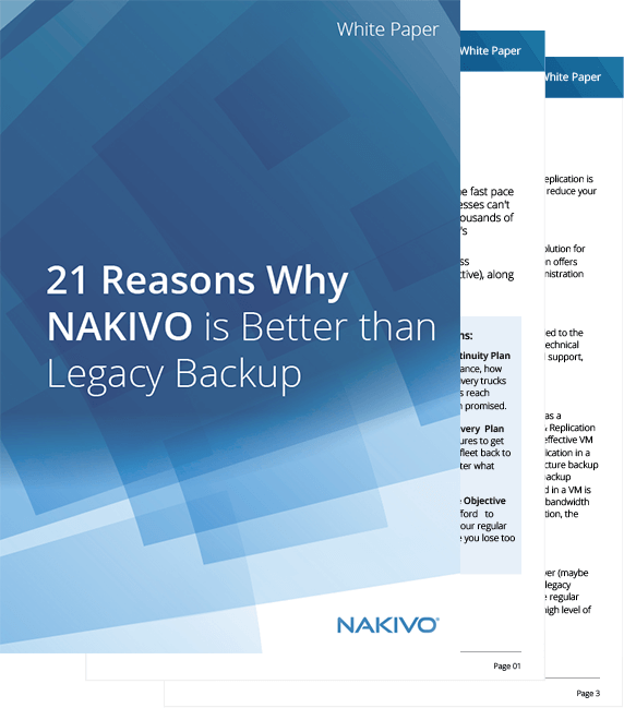 White Paper: legacy backup